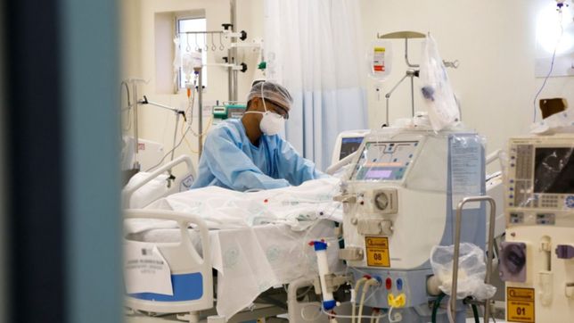 la terapia intensiva mas grande de la plata tiene el 95% de las camas ocupadas