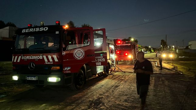 un incendio arraso con una casa en berisso y murieron los dos perros de la familia