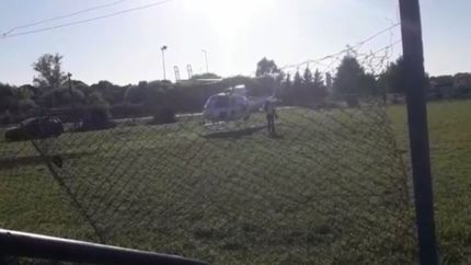 VIDEO: Así fue el polémico aterrizaje de la esposa de Sergio Berni en un club de Ensenada