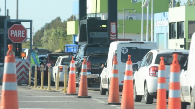 reubicaron los puestos de control y volvio a colapsar la autopista la plata-buenos aires