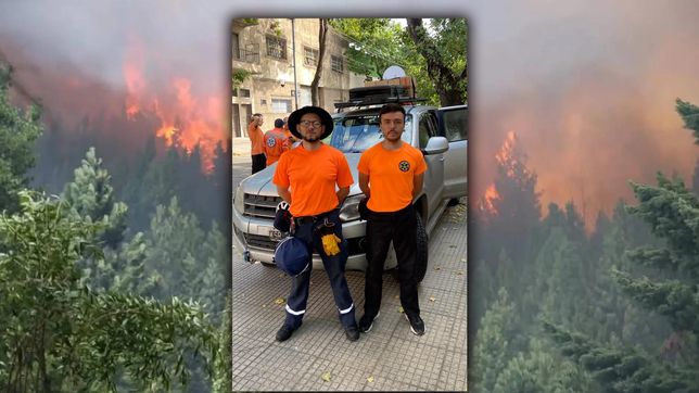 la mision de los rescatistas de la plata que viajaron a combatir los incendios en epuyen