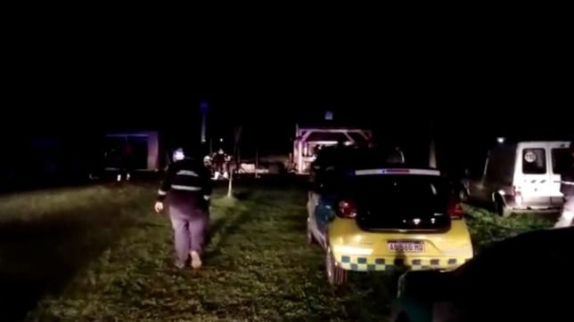 video: asi clausuraron la fiesta clandestina en la plata con mas de 200 personas