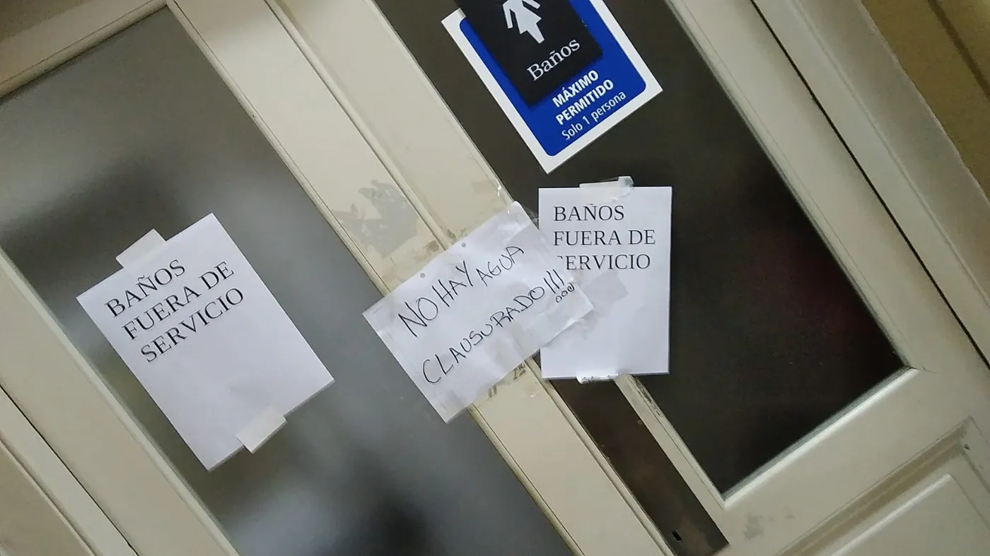 El estado de los baños es deplorable y hasta los jueces deben ir a otras dependencias para poder utilizar sanitarios en condiciones