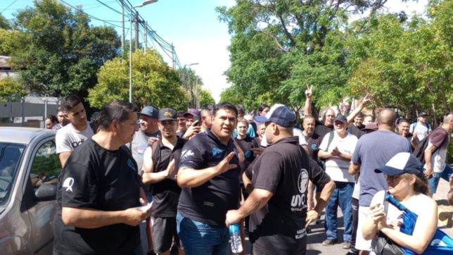 asi se prepara parte de la columna gremial para el acto de cristina en la plata