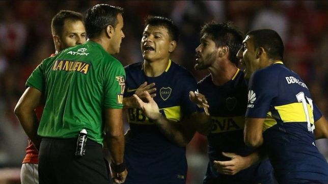 el arbitro que perjudico a boca no dirigira en primera la proxima fecha