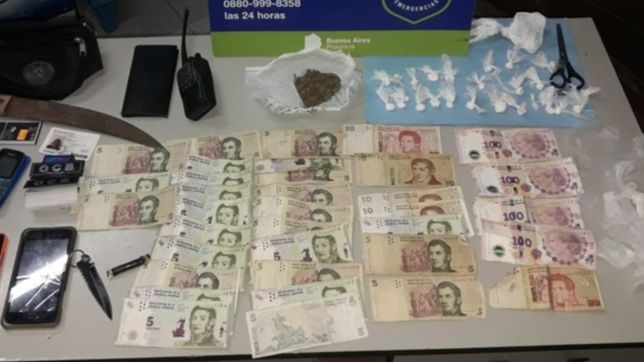 cocaina, marihuana y celulares: allanaron un bunker en la plata y detuvieron a tres personas