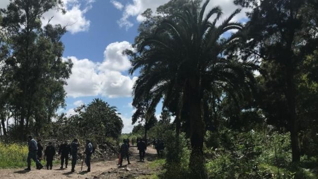 sin rastros del primo de johana ramallo, termino el rastrillaje en la cantera de berisso