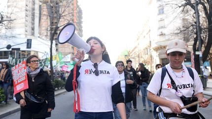 La comunidad universitaria de La Plata marchó en la ciudad contra el desfinanciamiento