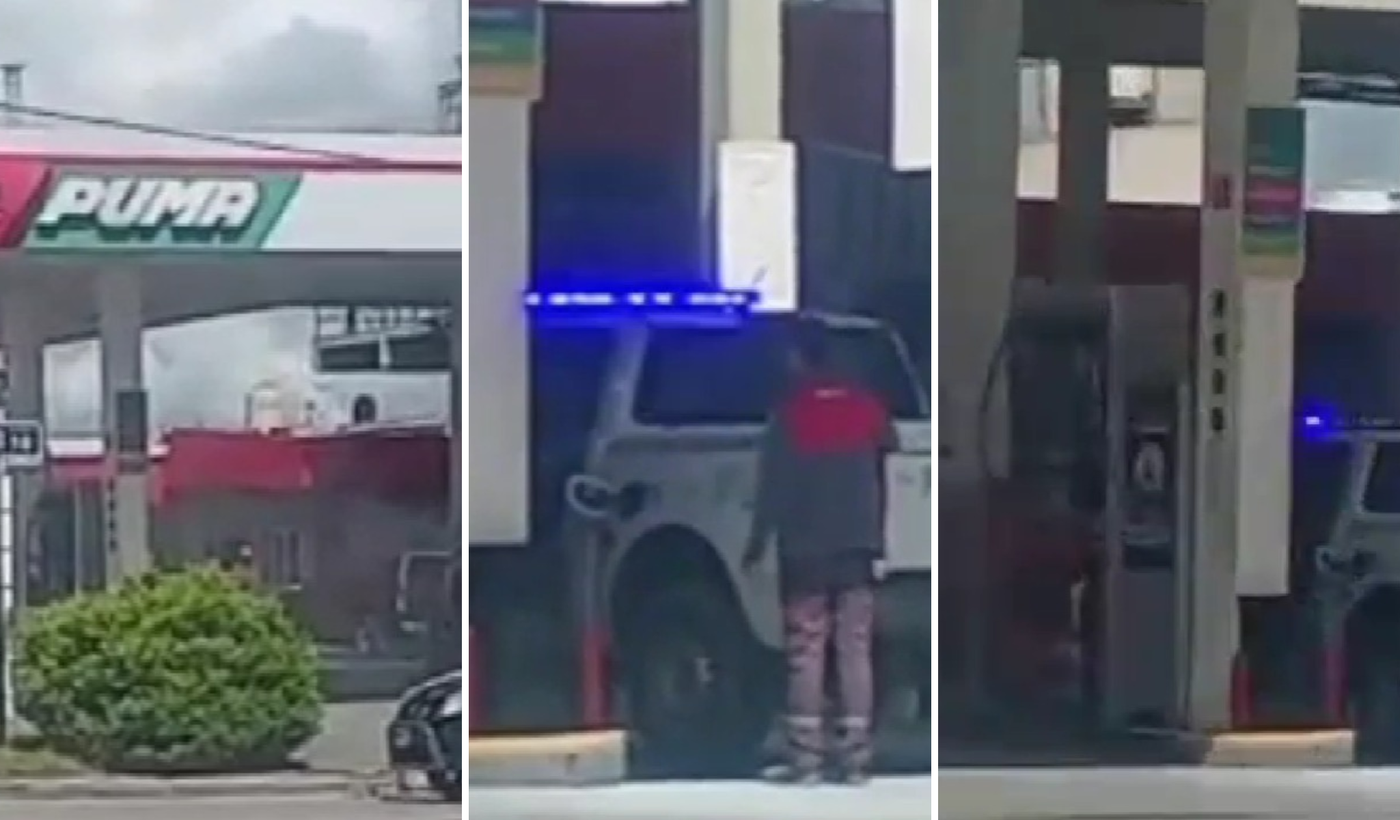 Se incendió un patrullero en Berisso