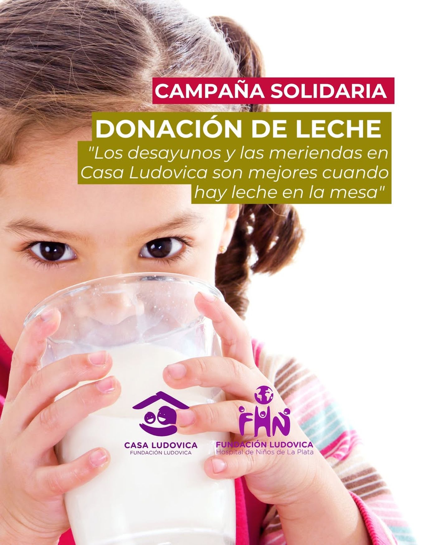 El mensaje de la Fundación Ludovica en las redes sociales 