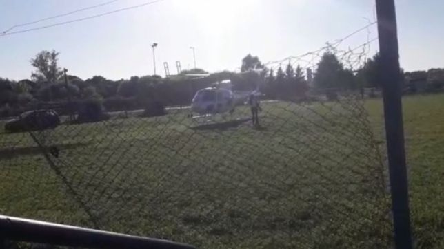 video: asi fue el polemico aterrizaje de la esposa de sergio berni en un club de ensenada