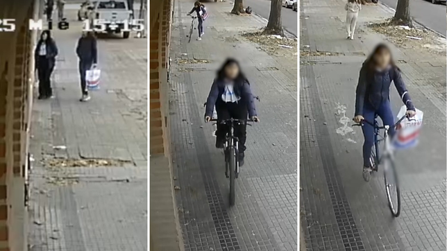 dos chicas entraron a una casa a plena luz del dia mientras el dueno dormia y se robaron dos bicicletas