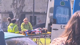 chicos heridos, llantos y desesperacion tras un violento choque en la plata