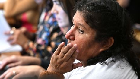 Marta Ramallo se descompensó en plena audiencia durante el relato de un perito Marta Ramallo se descompensó en plena audiencia durante el relato de un perito