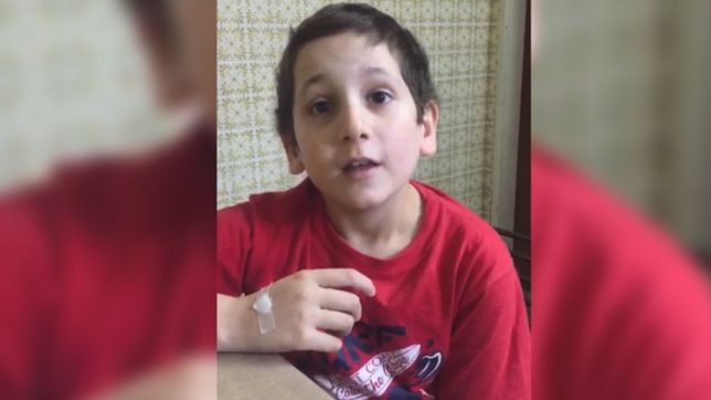 video: el conmovedor mensaje de un nene con leucemia que pide ayuda para otro en la plata
