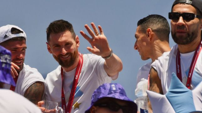 despues de la caravana frustrada, los jugadores argentinos dejaron el predio de afa