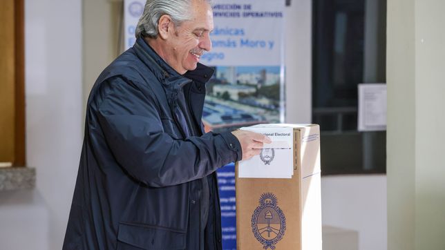 alberto fernandez: es un dia importante para la democracia