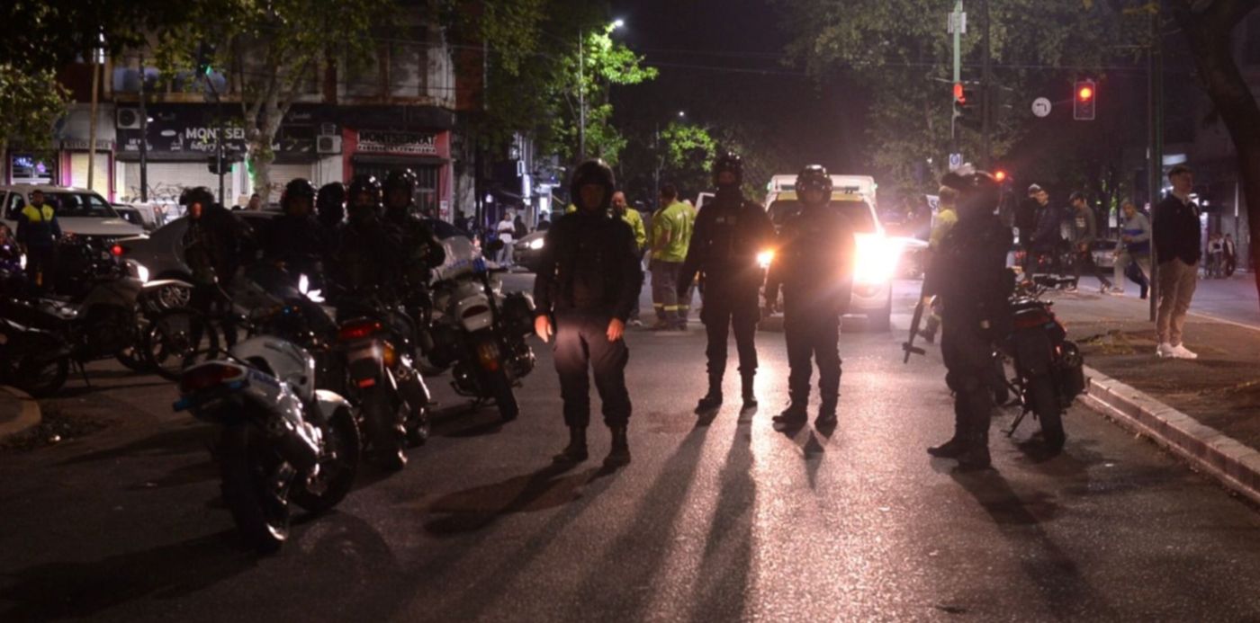 Represión en Gimnasia en alta