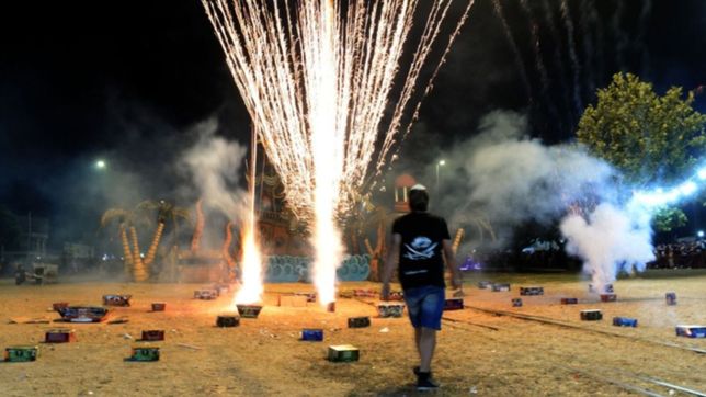 ¿de cuanto serian las multas por utilizar pirotecnia con explosiones en la plata?