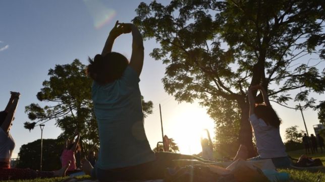 la temperatura sigue subiendo en la plata y se vienen dias de sol y calor en la region