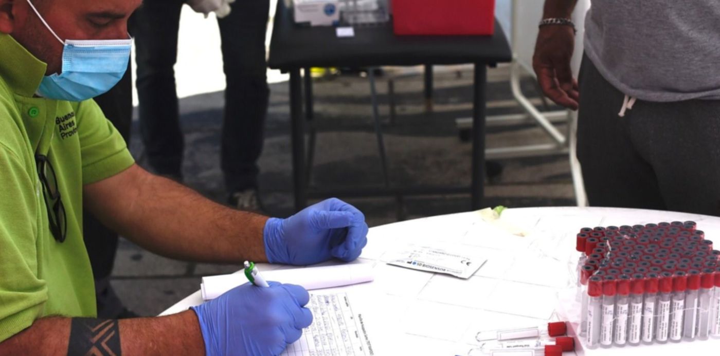 Hisopados en Plaza Moreno