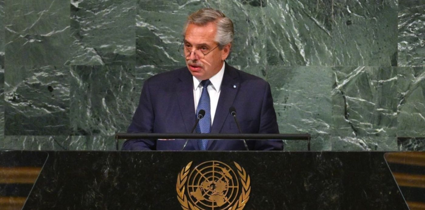 Alberto Fernández en la ONU