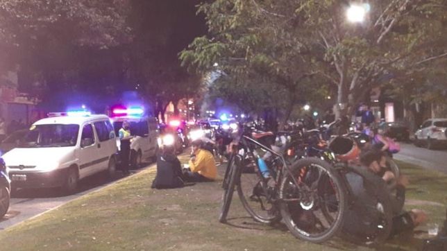 video: fuerte operativo de control en la plata para hacer cumplir las restricciones
