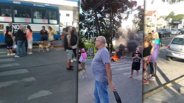 vecinos de jose hernandez cortaron una transitada calle para pedir mayor seguridad en el barrio