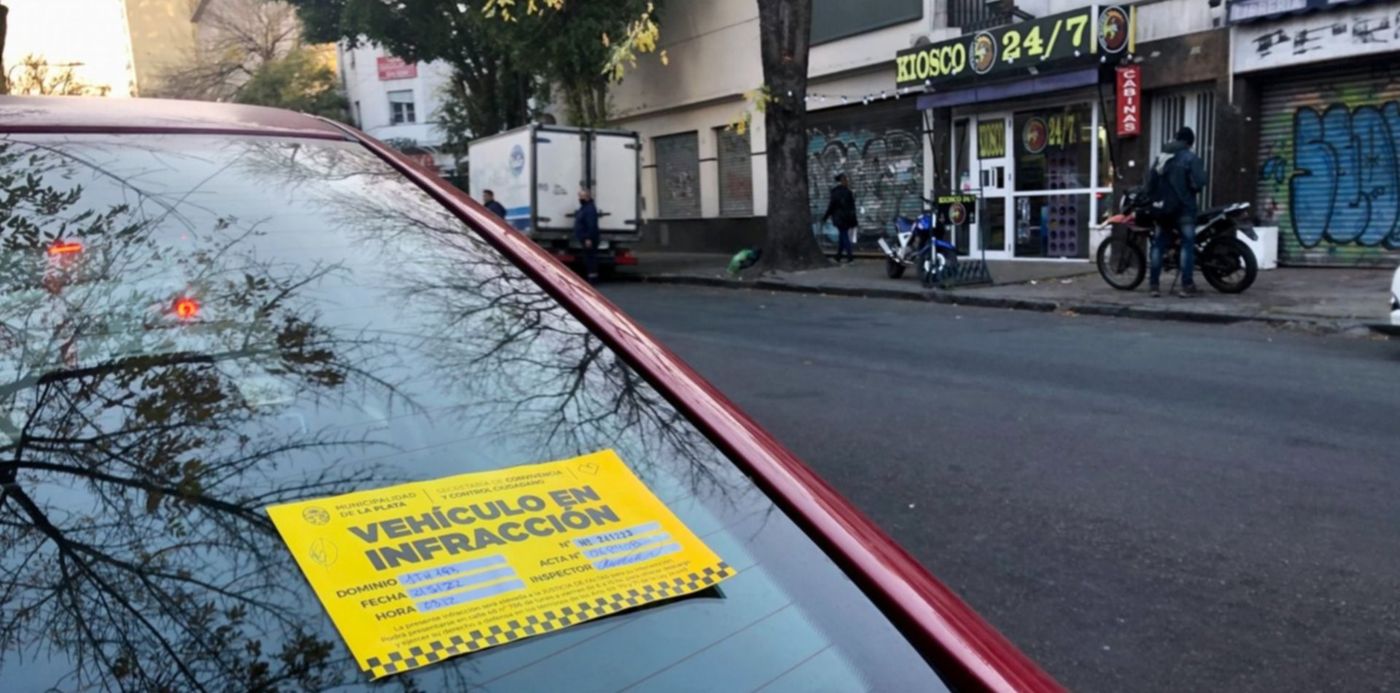 estacionamiento calle 54 multas