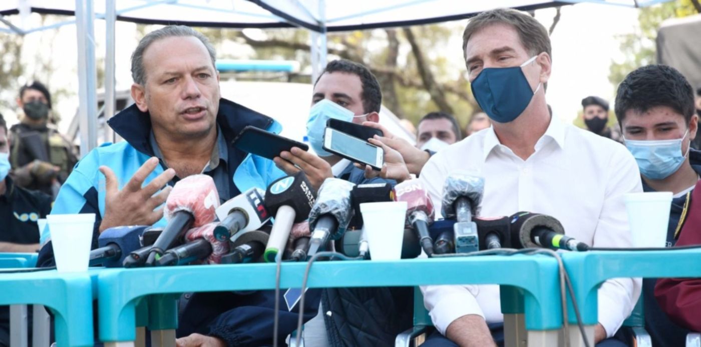 Sergio Berni y Diego Santilli