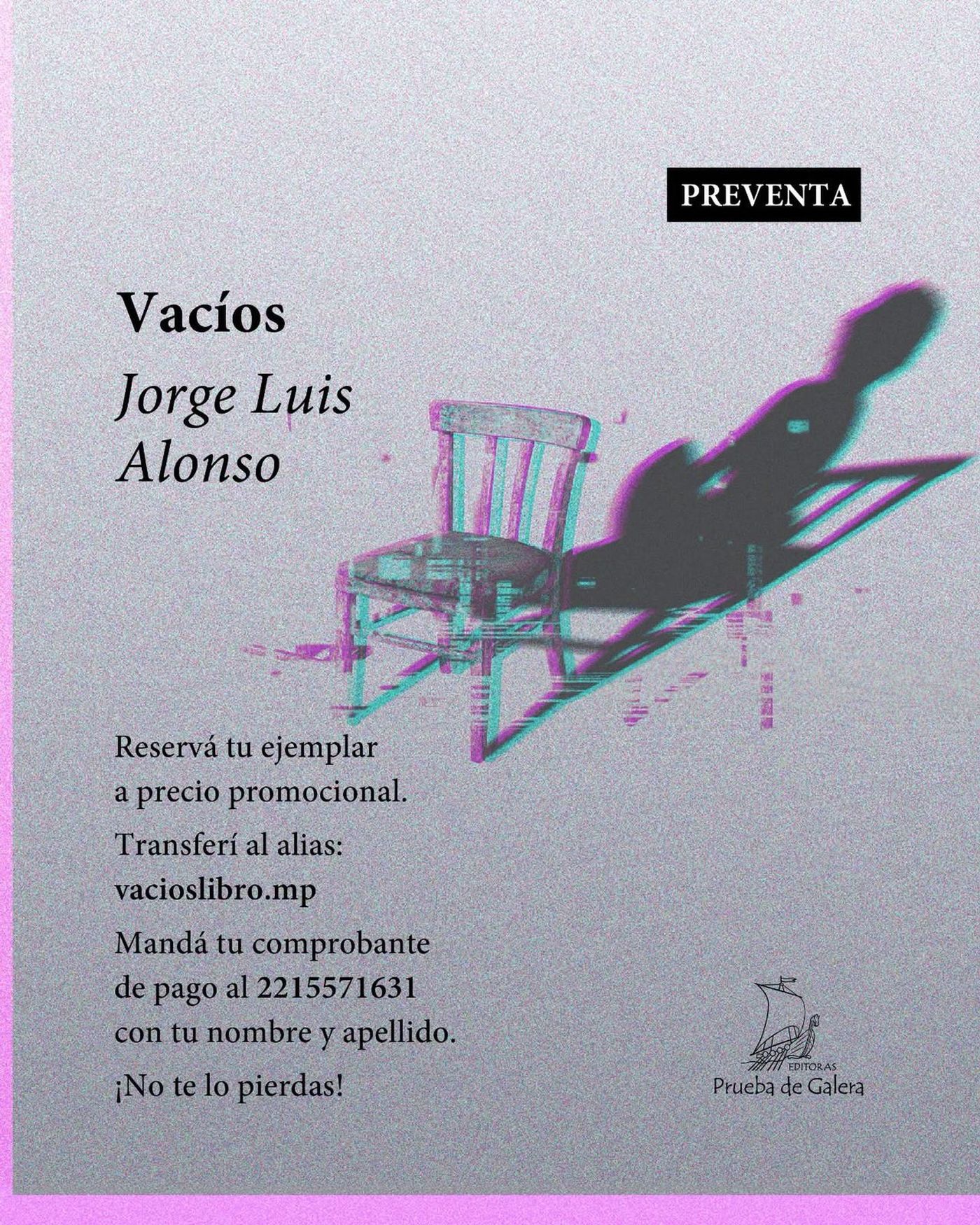 El guionista y escritor de La Plata, Jorge Luis Alonso, presenta 