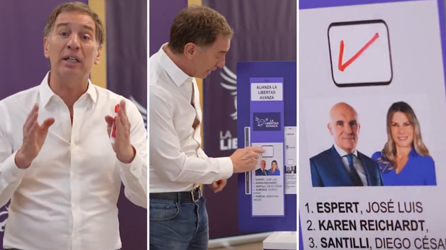para votar al colorado, marcas al pelado: el insolito spot libertario en el que no se menciona a espert