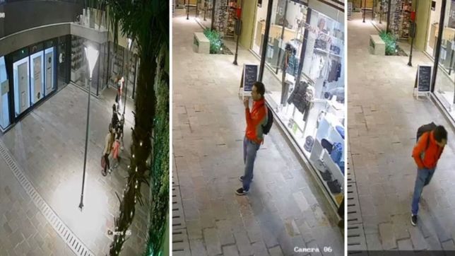 video: un joven armado causo panico en el corazon de la plata soho