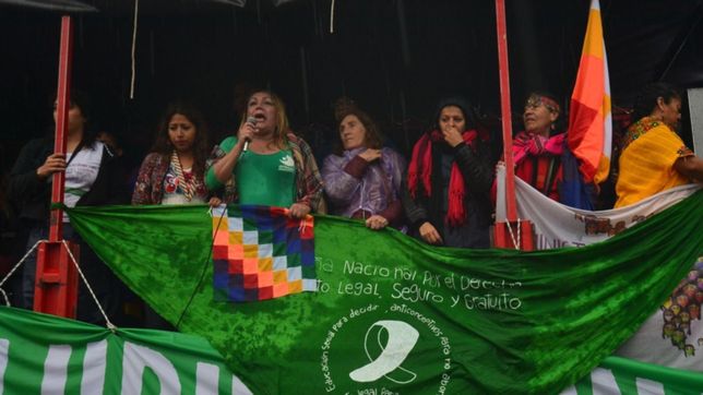 la apertura no se hizo pero miles de mujeres y disidencias sexuales marcharon igual