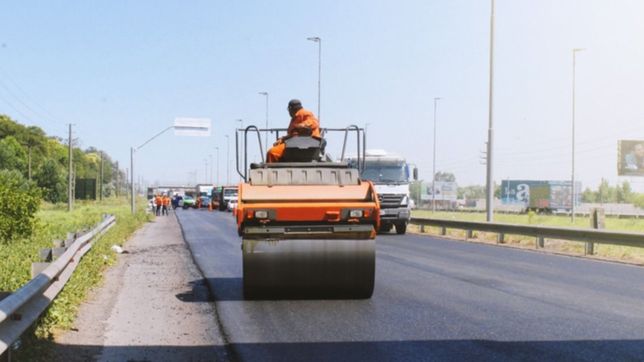 comenzaron las obras en la ruta 2 y llevaran mas de cinco meses de trabajo