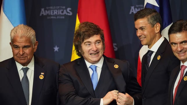 tras su paso por miami, javier milei inicio su agenda en nueva york