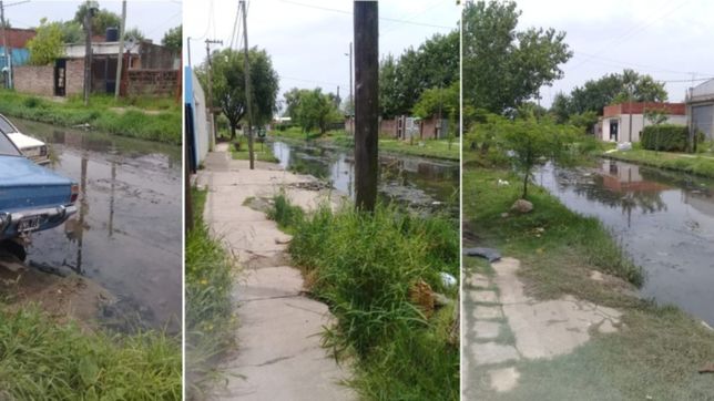 desesperacion en villa argüello cada vez que llueve: vivimos en un chiquero hace anos