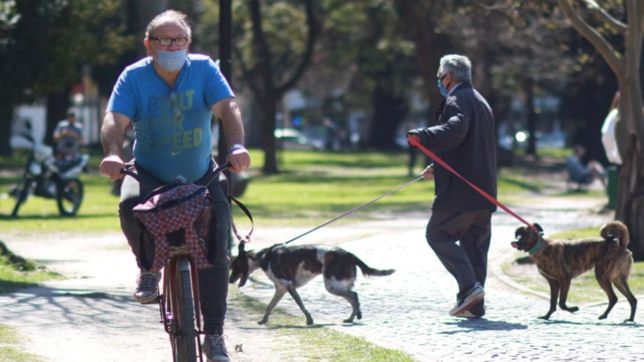sol, pocas nubes y una maxima de 25°c en la plata