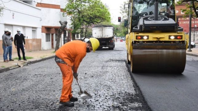 el municipio encara un plan de obras para renovar la infraestructura vial en calles