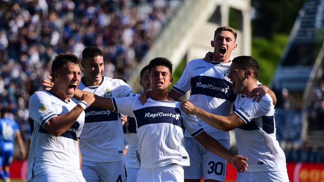gimnasia pego de arranque, lo aguanto y volvio a cantar victoria ante su gente
