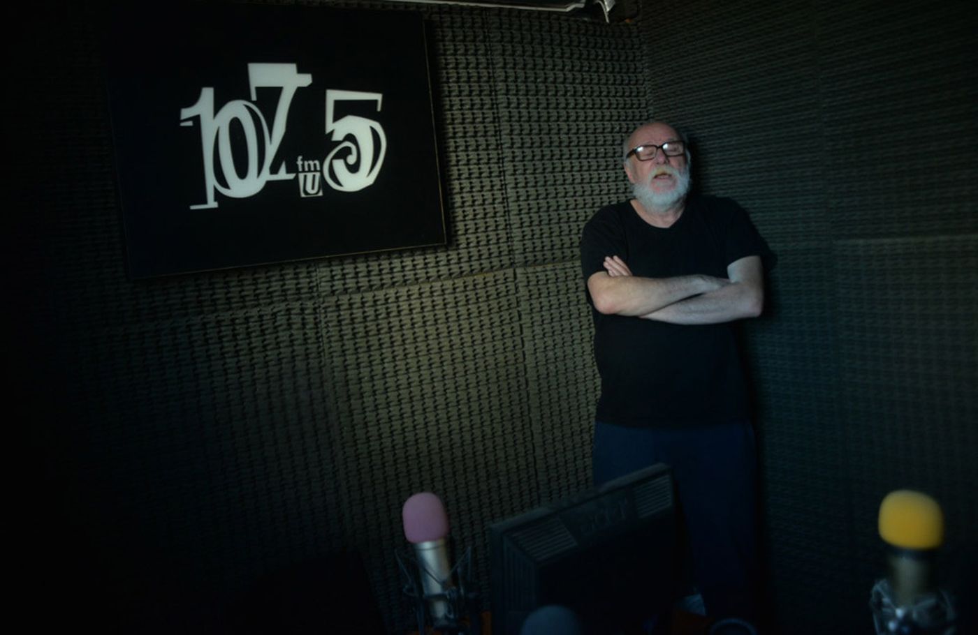 Sergio Martínez, miembro original de Los Redondos, una de las voces clave de la señal universitaria. PH: Ariel Valeri. 