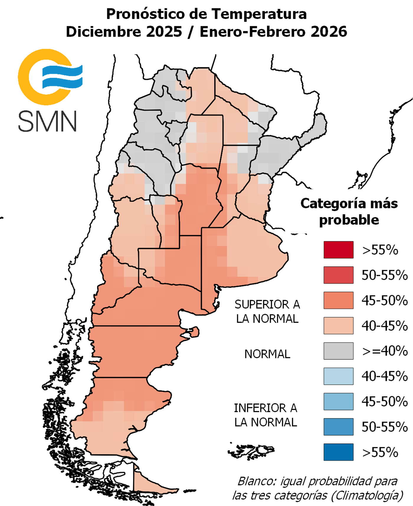 El SMN espera para La Plata y el AMBA temperaturas más altas de lo habitual durante el verano