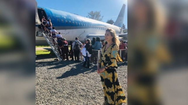 fabiola yanez, la periodista y actriz pareja de alberto fernandez, visito la repu en gonnet