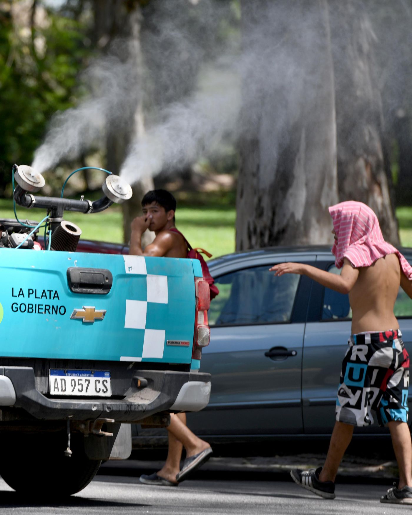 La Municipalidad de La Plata llev&oacute; adelante tareas de fumigaci&oacute;n en distintos puntos de la ciudad