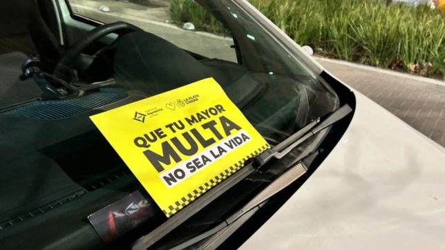 que tu mayor multa no sea la vida: la llamativa campana de seguridad vial en la plata
