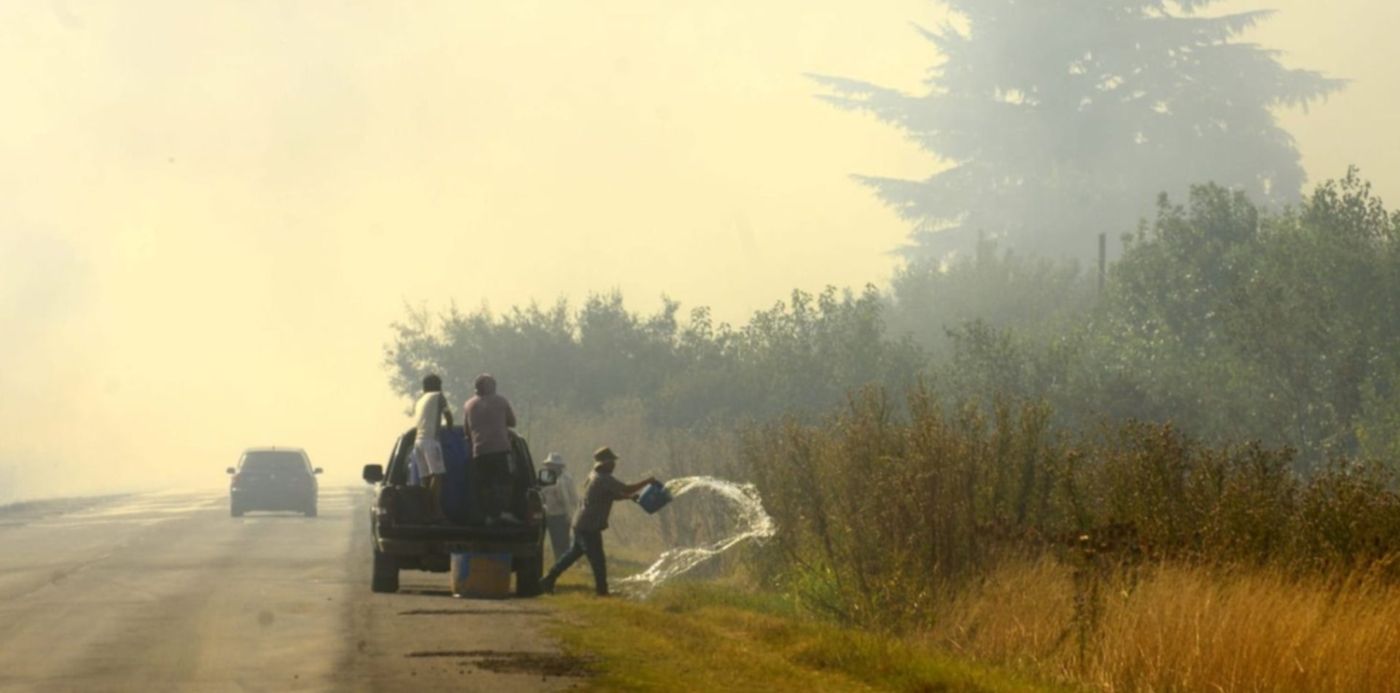 Incendio Ruta 36 Estancia Chica
