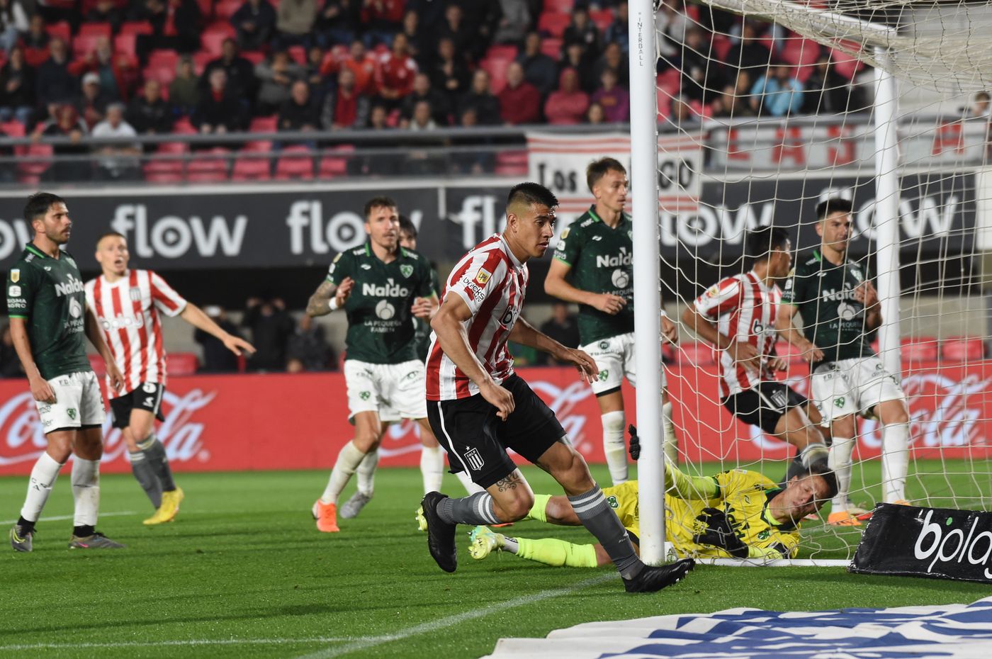 Zaid Romero, festejando uno de sus goles en Estudiantes. Zaid Romero, festejando uno de sus goles en Estudiantes.