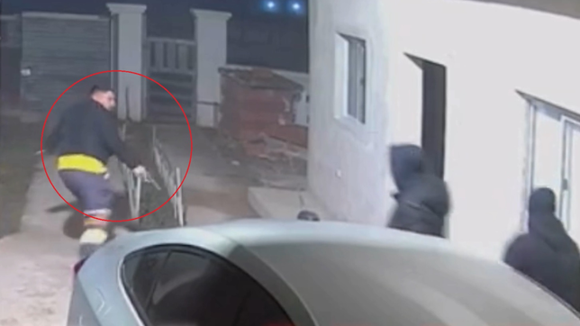 se resistio a una entradera en su casa de la plata, le dispararon y se salvo de milagro