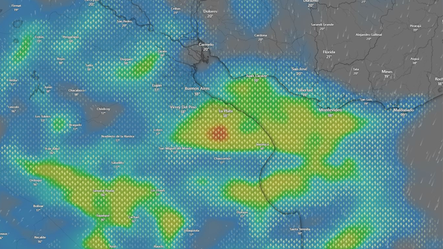 ¿a que hora podria empezar a llover en la plata y region segun los meteorologos?