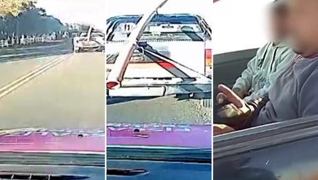 Realizaba maniobras peligrosas en plena Ruta 11, lo detuvieron y le sacaron la licencia